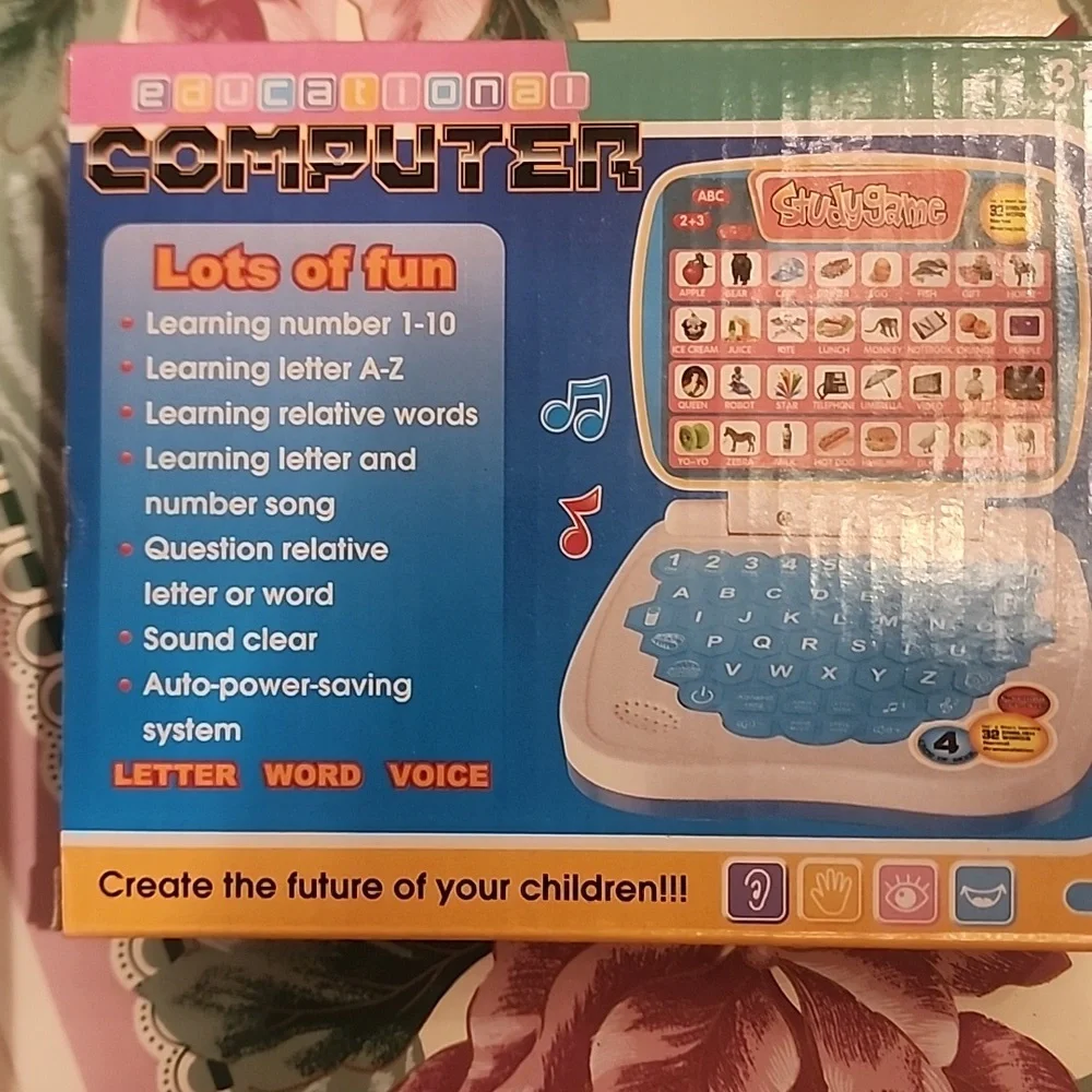 Kids Learning Laptop - Blue FP $13